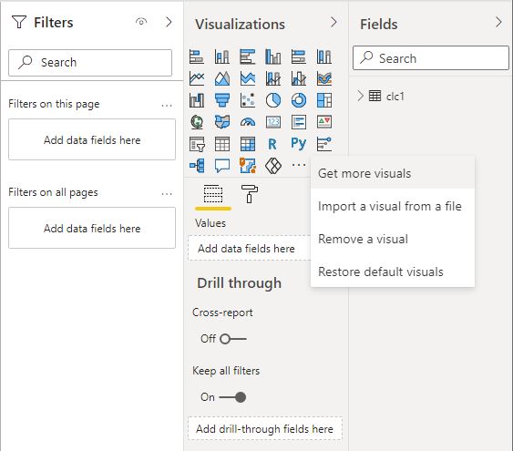 Import a visual from a file